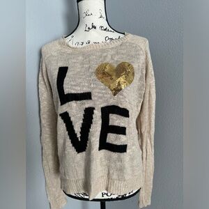 Women’s light weight LOVE Sweater